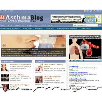 Asthma Niche Wordpress Blogs + Review Sites (3 Income Streams)