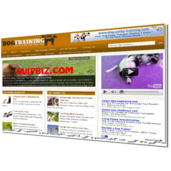 Dog Training Niche Wordpress Blogs (Adsense/Amazon/Clickbank) + Review Sites