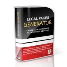 Legal Pages Generator MRR Software / Giveaway Rights