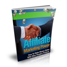 Affiliate Marketing Power Viral Report with Transferable MRR
