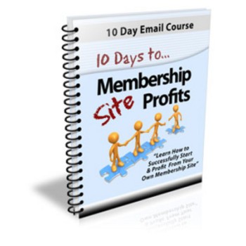 10 Days To Membership Profits Course PLR Resale Rights