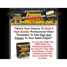 Brandable Promo Videos - Professional Video Templates Complete Source Files PLR RR