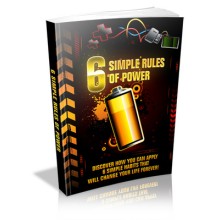 6 Simple Rules Of Power eBook with MRR & Give Away License