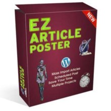 EZ Article Poster Plugin - Developer License