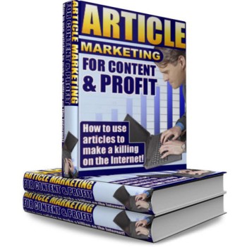 Article Marketing For Content & Profit - PLR