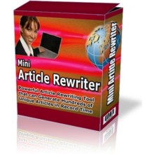 Mini Article Rewriter Article Spinner, Rewriter & Content Shuffler with MRR