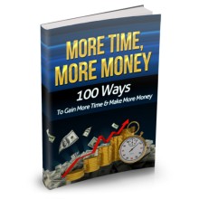 More Time More Money MRR /Giveaway Rights Ebook