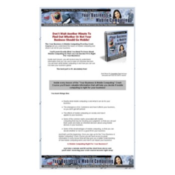 Your Business & Mobile Computing PLR Crash Course