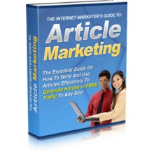 The Internet Marketers Guide Article Marketing MRR Ebook