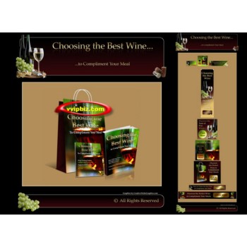 Wine Minisite Graphics With Resale Rights + eBook + PLR Articles